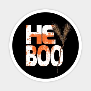 Hey Boo Shirt, Cute Halloween Shirt, Unisex Fall Shirt, magical halloween broomskirt. Magnet